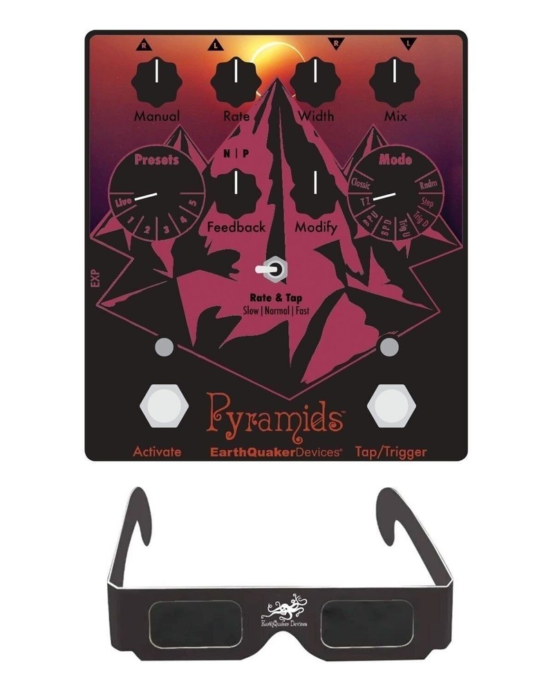 EarthQuaker Devices Solar Eclipse Pyramids Stereo Flanger