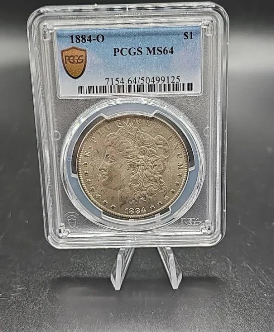1884 O $1 Silver Morgan PCGS MS64
