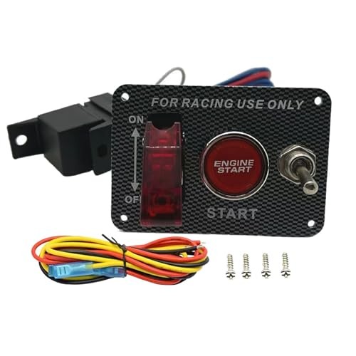 3-in-1 Universal 12V Racing Ignition Switch Panel 3 in 1 Ignition Switch Panel