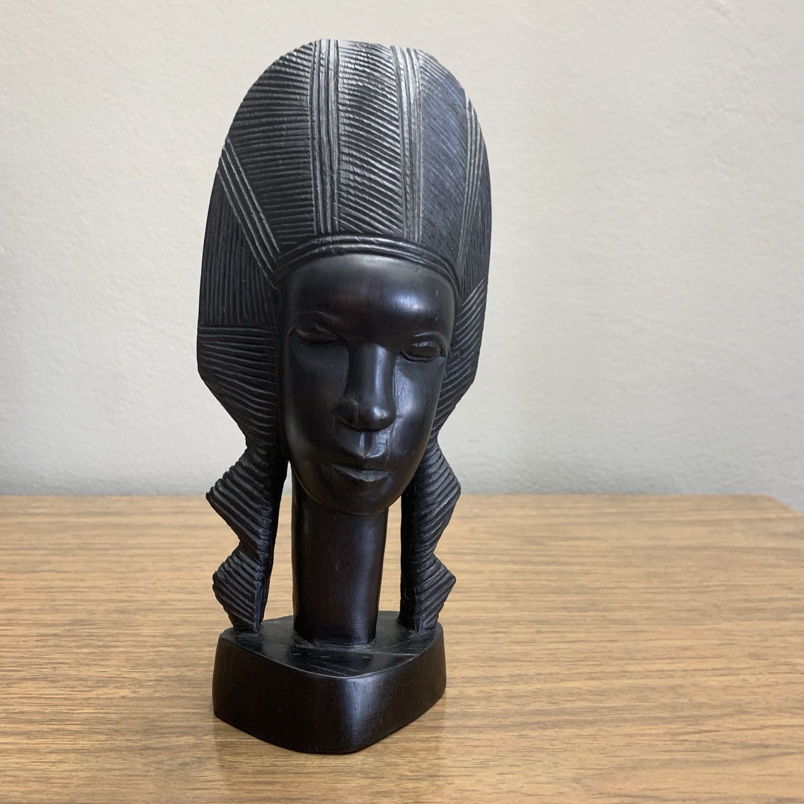 Hand Carved African Ebony Wood Sculpture