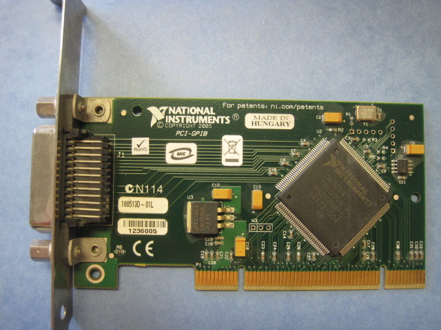 National Instruments PCI-GPIB Interface Adapter Card 188513B/D/E/F-01L