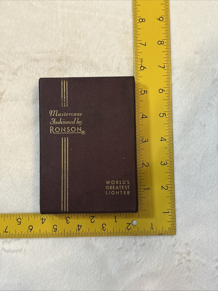 Vintage Ronson Mastercase Cigarette Case Lighter Unfired Unused