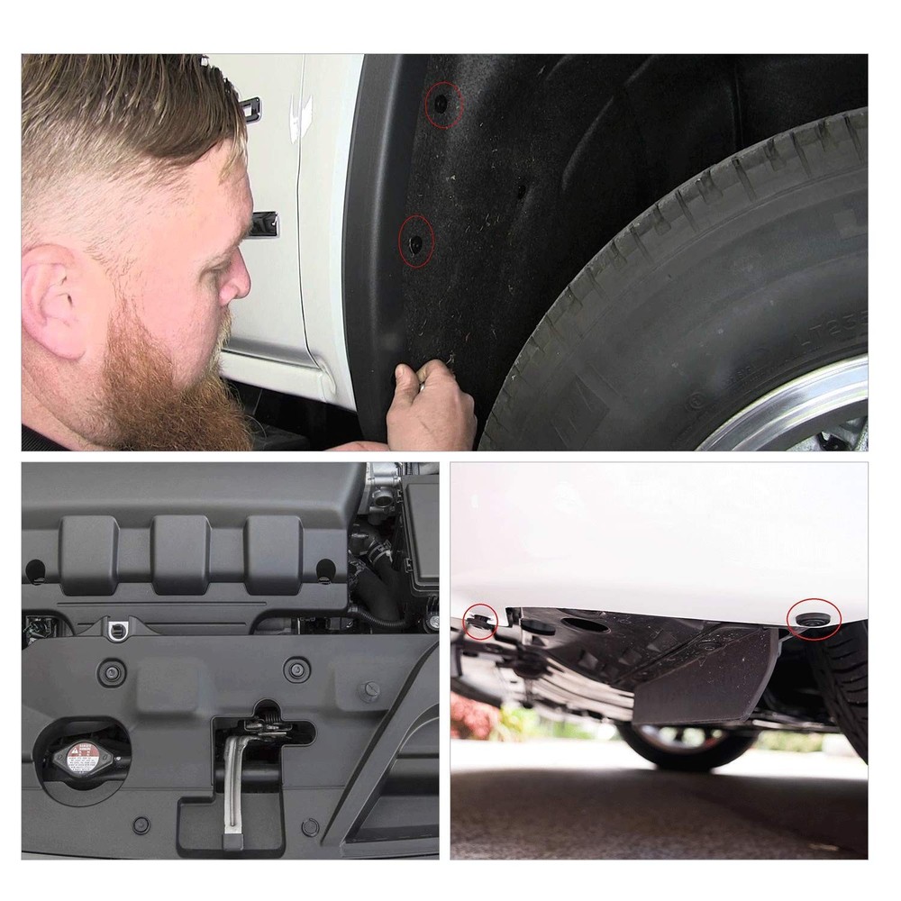 100pcs Engine Under Cover Push Type Retainer Clips For Toyota Lexus 90467-07201