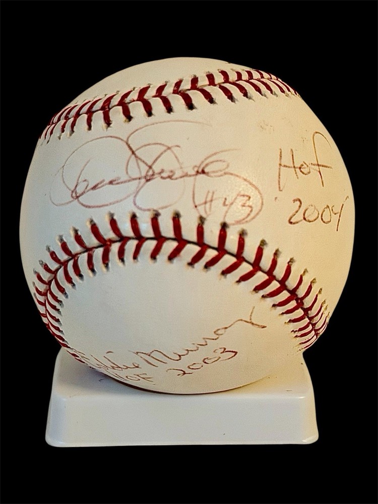 LASORDA - ECKERSLEY - SMITH - MURRAY - WINFIELD AUTOGRAPHED SIGNED BASEBALL JSA