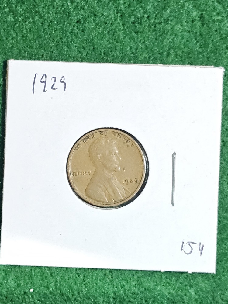 1929 Lincoln Wheat Cent 1C