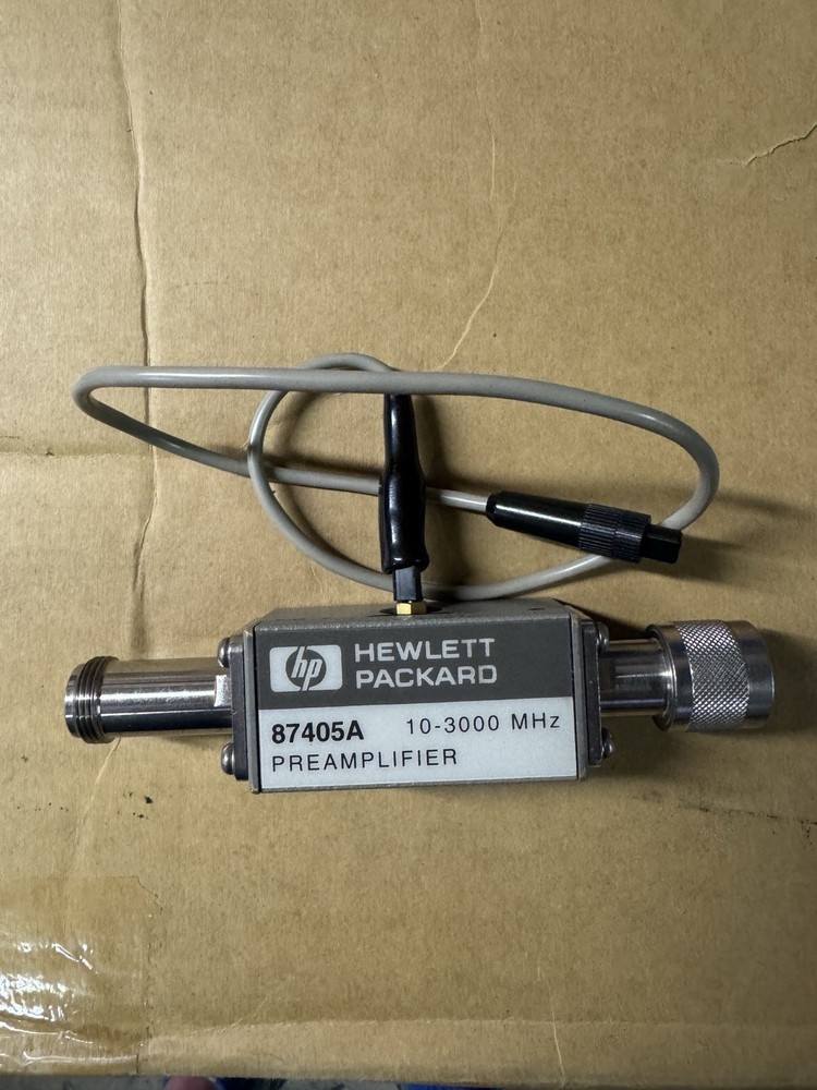 HP/AGILENT 87405A Pre AMPLIFIER   10mhz-3 Ghz Working