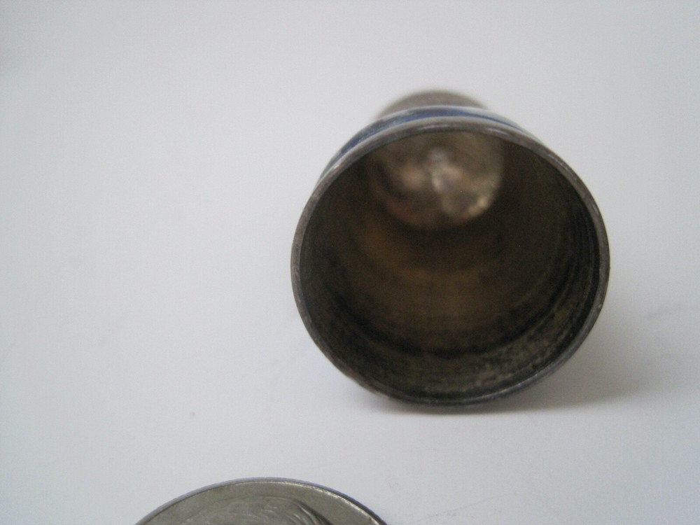 Delft Blue Sterling Thimble Boats