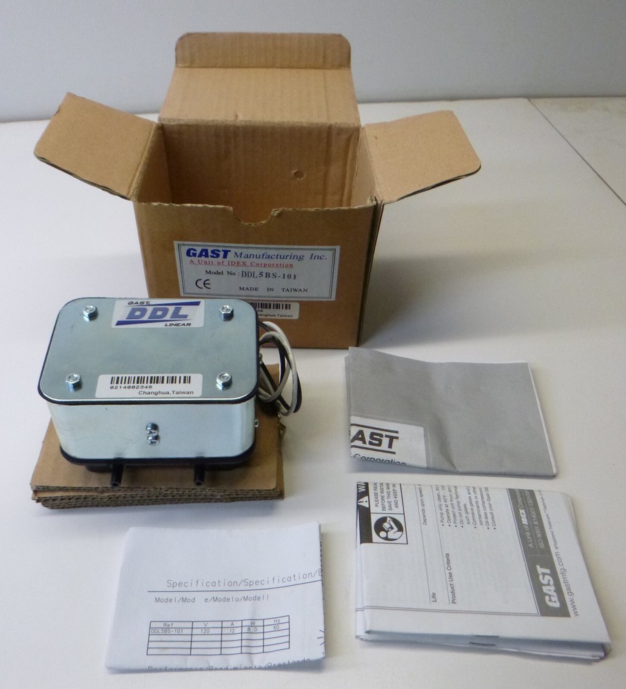 Gast DDL5BS-101 Small Capacity Linear Vacuum Pump / Compressor