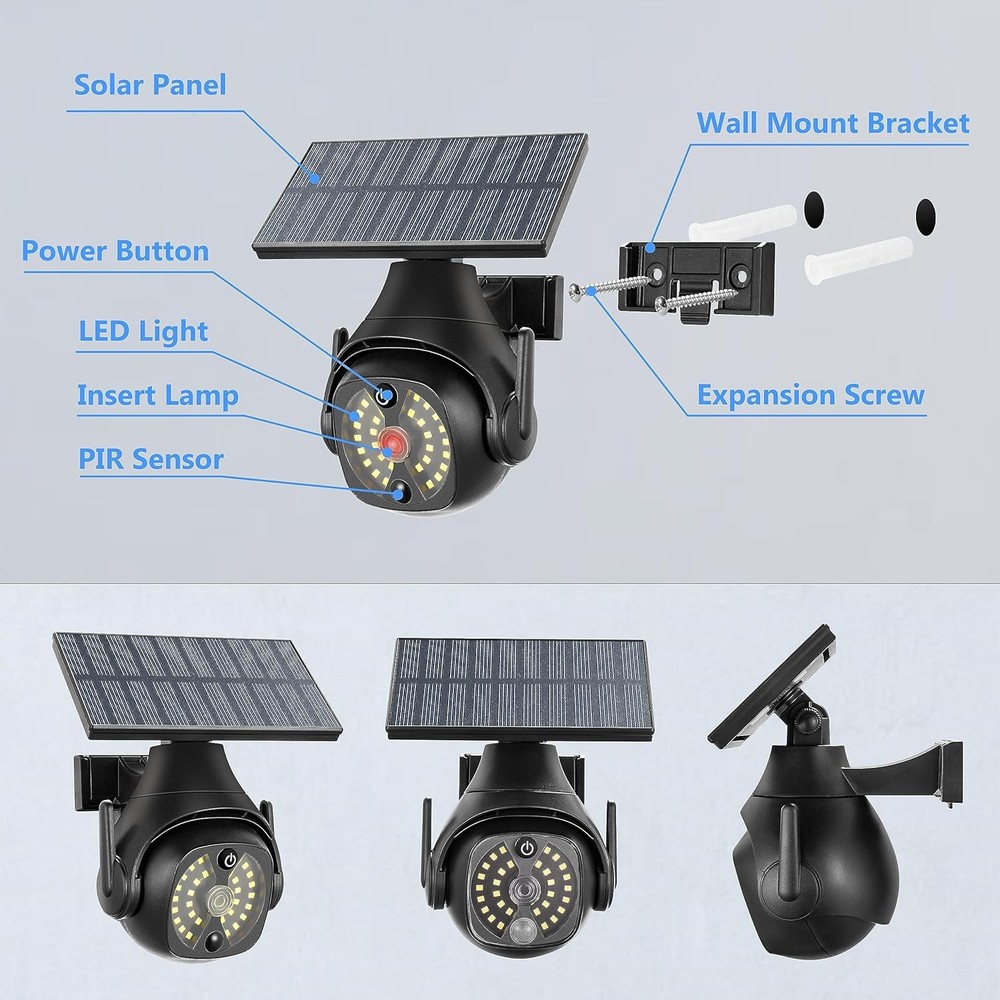 Camera Solar Lights – Solar-Powered Security Lighting with Built-In Cameras