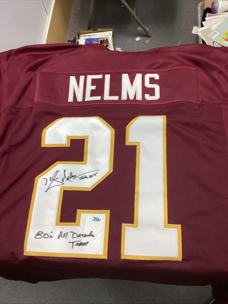 Mike Nelms Signed Jersey Certified