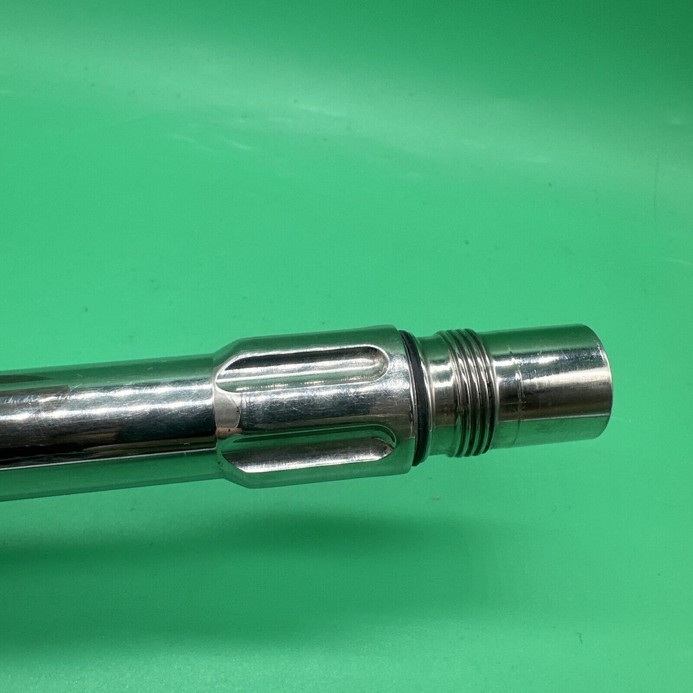 Dye Stainless Paintball Barrel Back - 12” Silver - Spyder