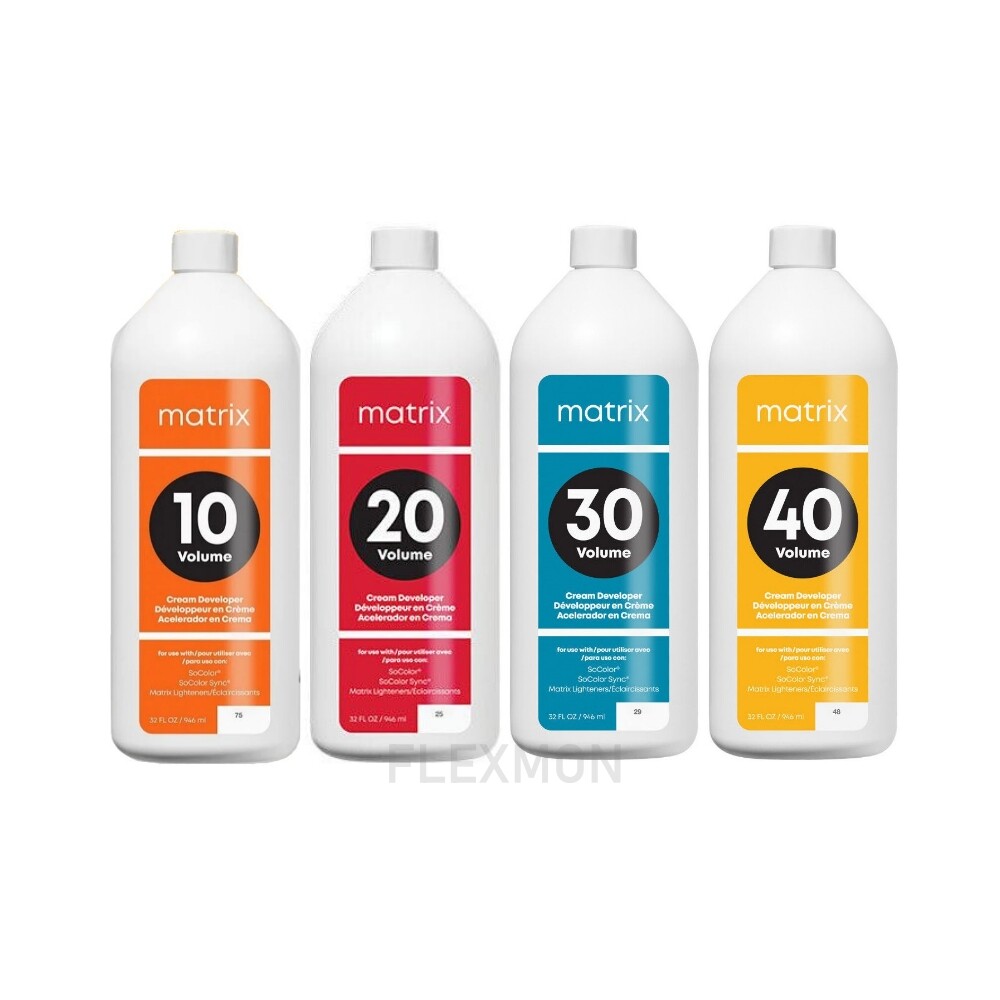 MATRIX SOCOLOR PERMANENT COLOR 3oz/ Developer 3,16,32 oz (CHOOSE YOURS)