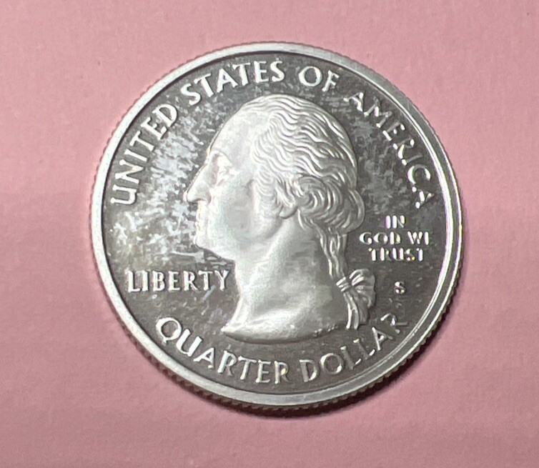 2004 S MICHIGAN 90% Silver Proof State Washington Quarter