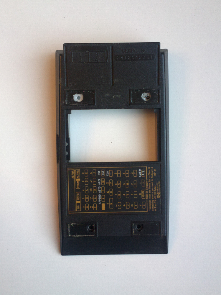 Repaired back case for Hewlett Packard HP 41CV C CX Calculator