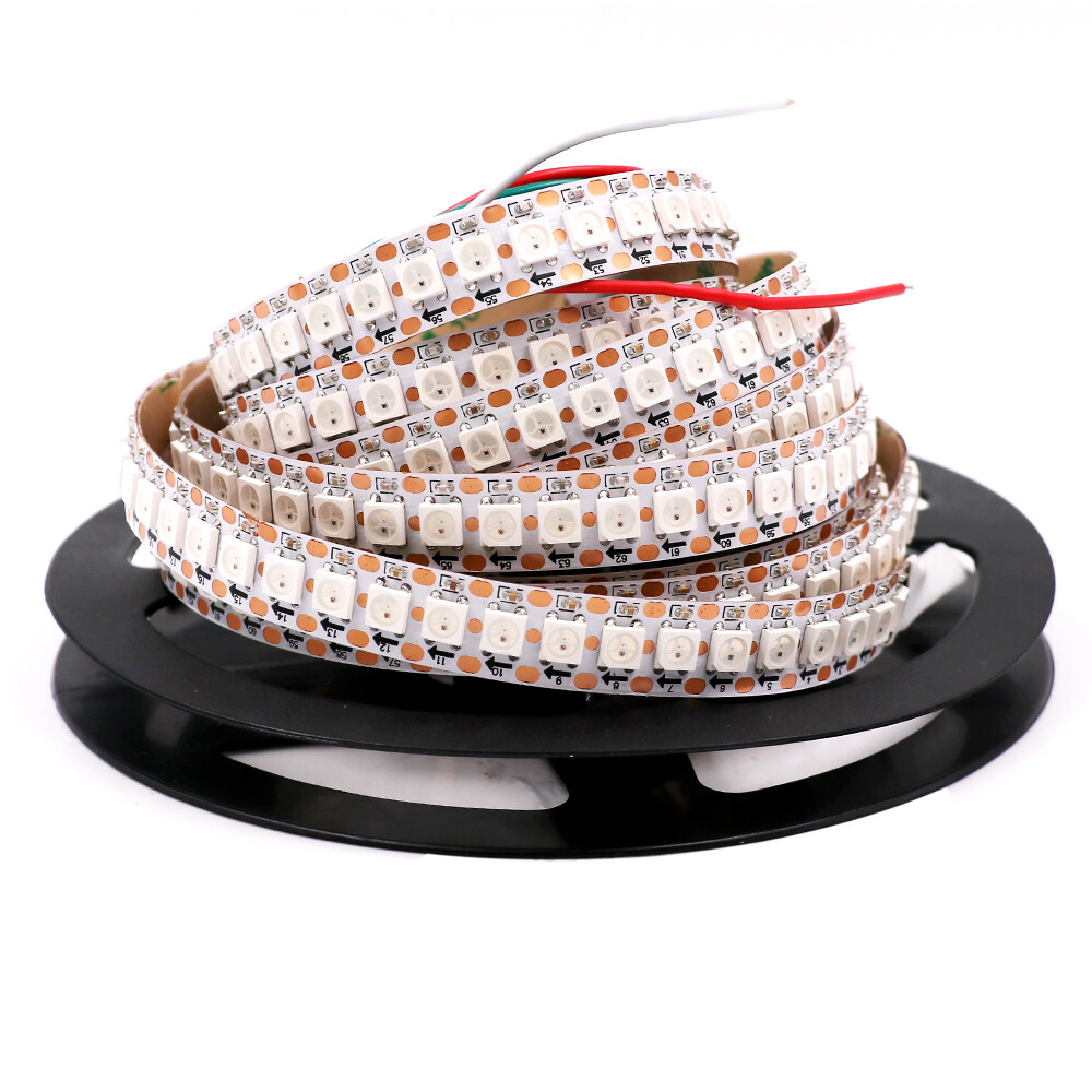 Wholesale WS2812B 5V 5050 RGB LED Strip 1-20M 60-1200 Led Individual Addressable