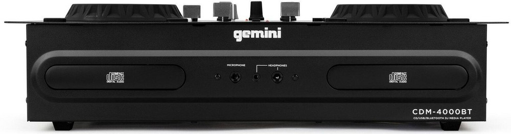 Gemini Dual CD/USB Media Player Mixer Console with Bluetooth Input