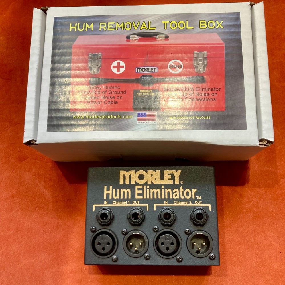 MORLEY "Hum Eliminator" • Hum Buzzing Eliminator • 2 Channel • Mint