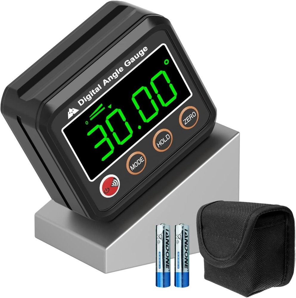 Magnetic Digital Angle Finder Protractor Inclinometer - Mini Digital Level An...
