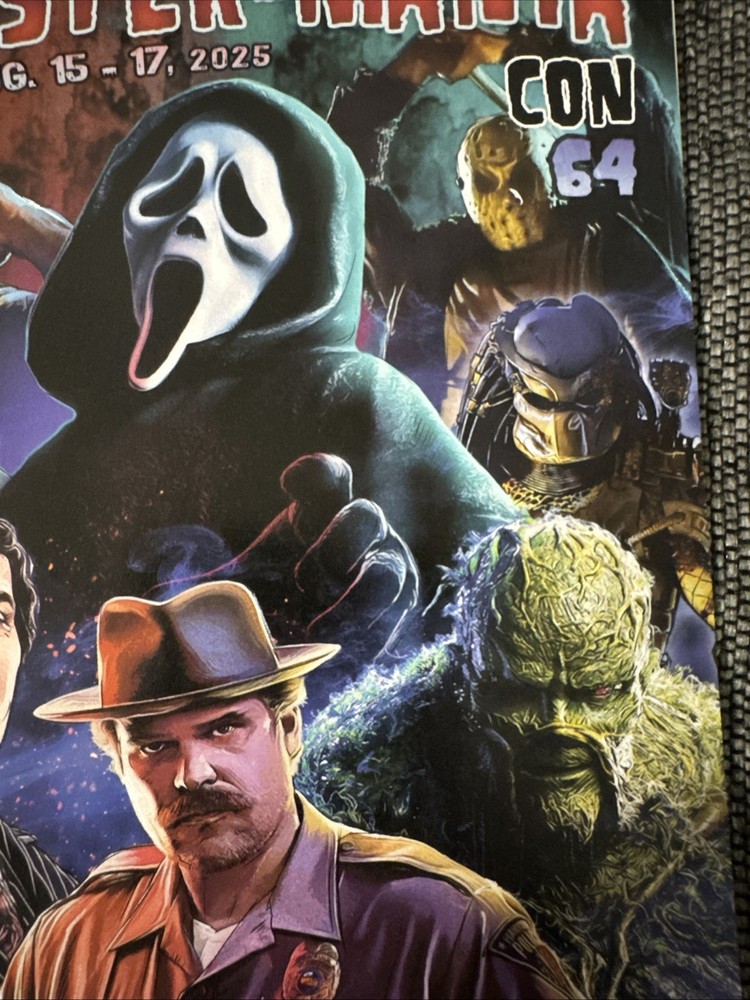Monster Mania Con 64 Convention 2025 Program Jason Scream Stranger Things Horror