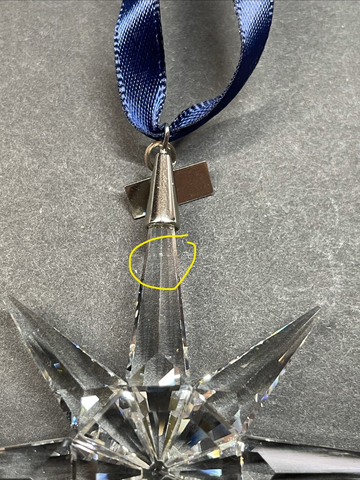 Swarovski Crystal 1995 Large Annual Edition Christmas Holiday Ornament 194700