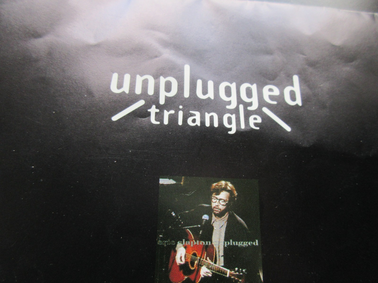 Unplugged Triangle Japan Poster Promo Press Release Eric Clapton Neil Young Rod