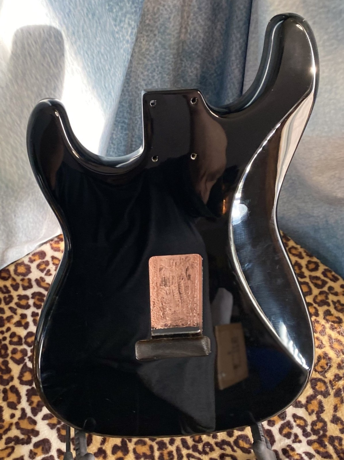 Paisley Stratocaster HSH Alder Fender Replacement Body Shielded Cavity