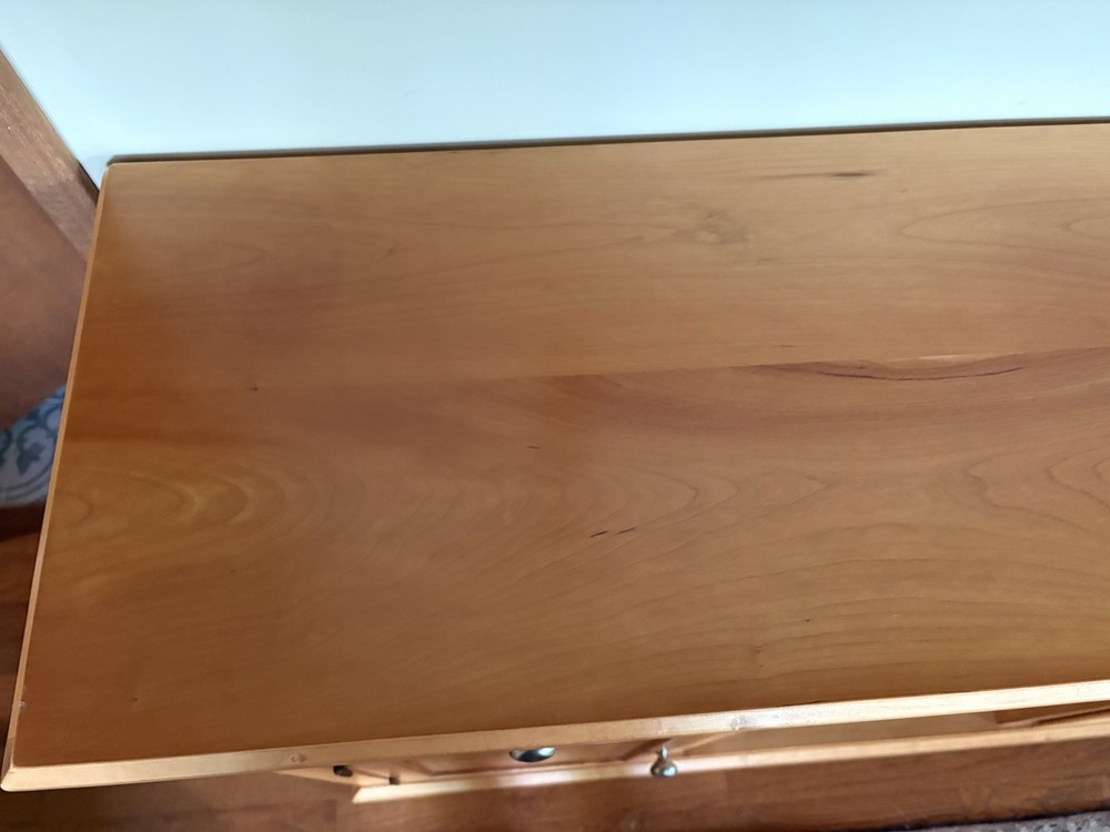 Drexel Heritage Cherry Sideboard With Built In Wine Rack