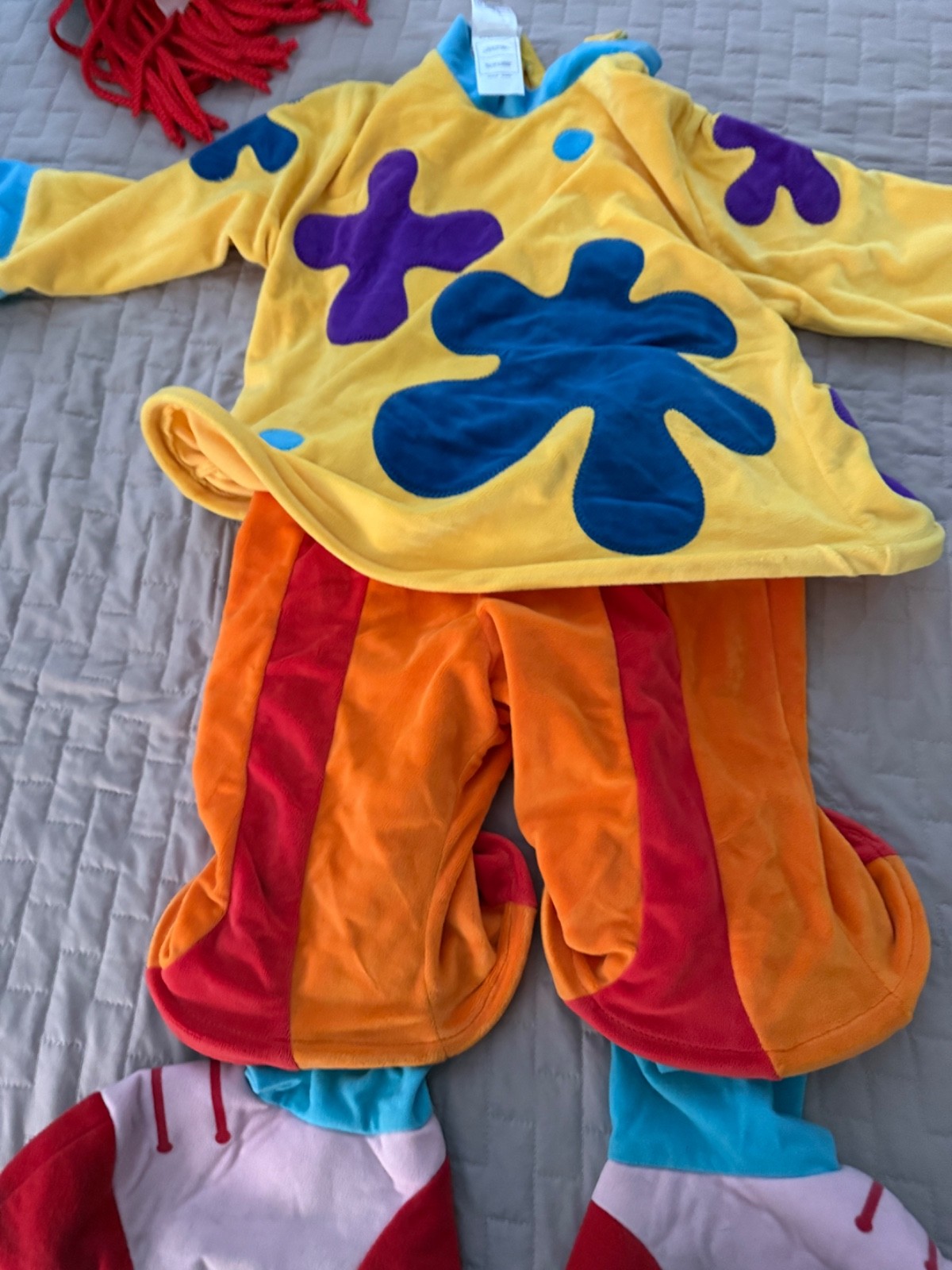 Disney Store Kids XS 4 5 JOJO CIRCUS CLOWN Halloween Costume Complete