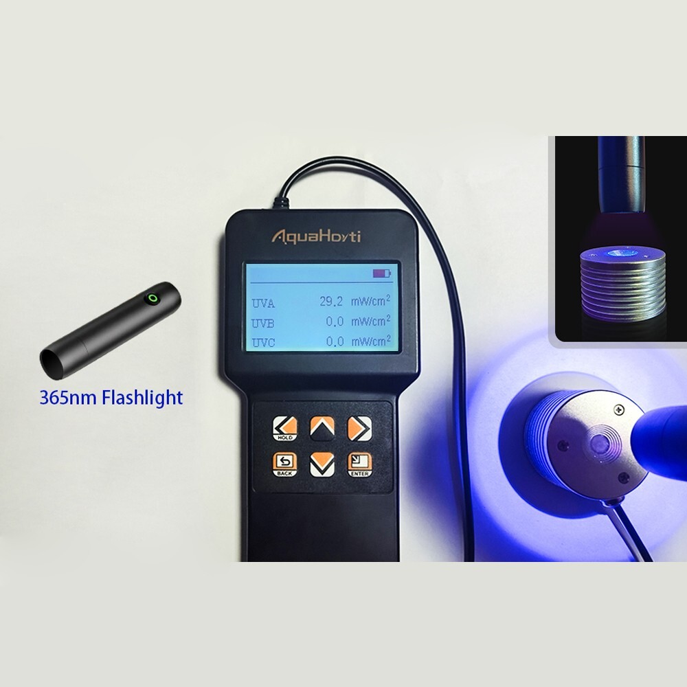 AH-UVCBA Light Meter,Test The UV Index of UVB | UVC,Irradiance Intensity of UVC