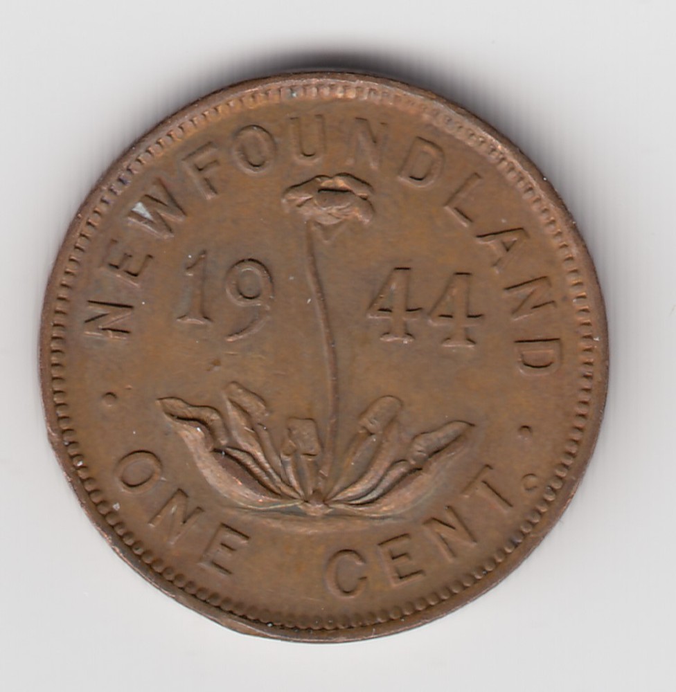 1944C Newfoundland One Cent - Nice Grade   SC3