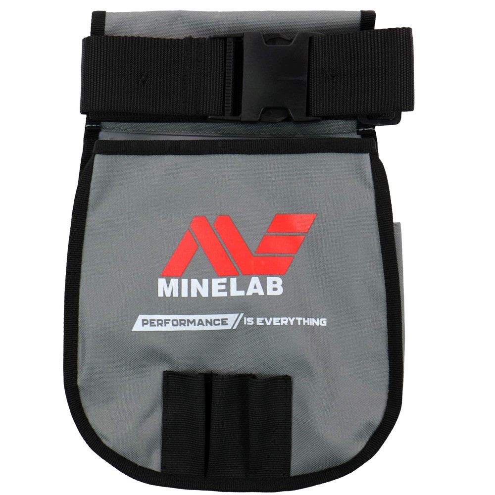 MINELAB Multi Pocket Finds Pouch with Secure Straps and Hard Shell