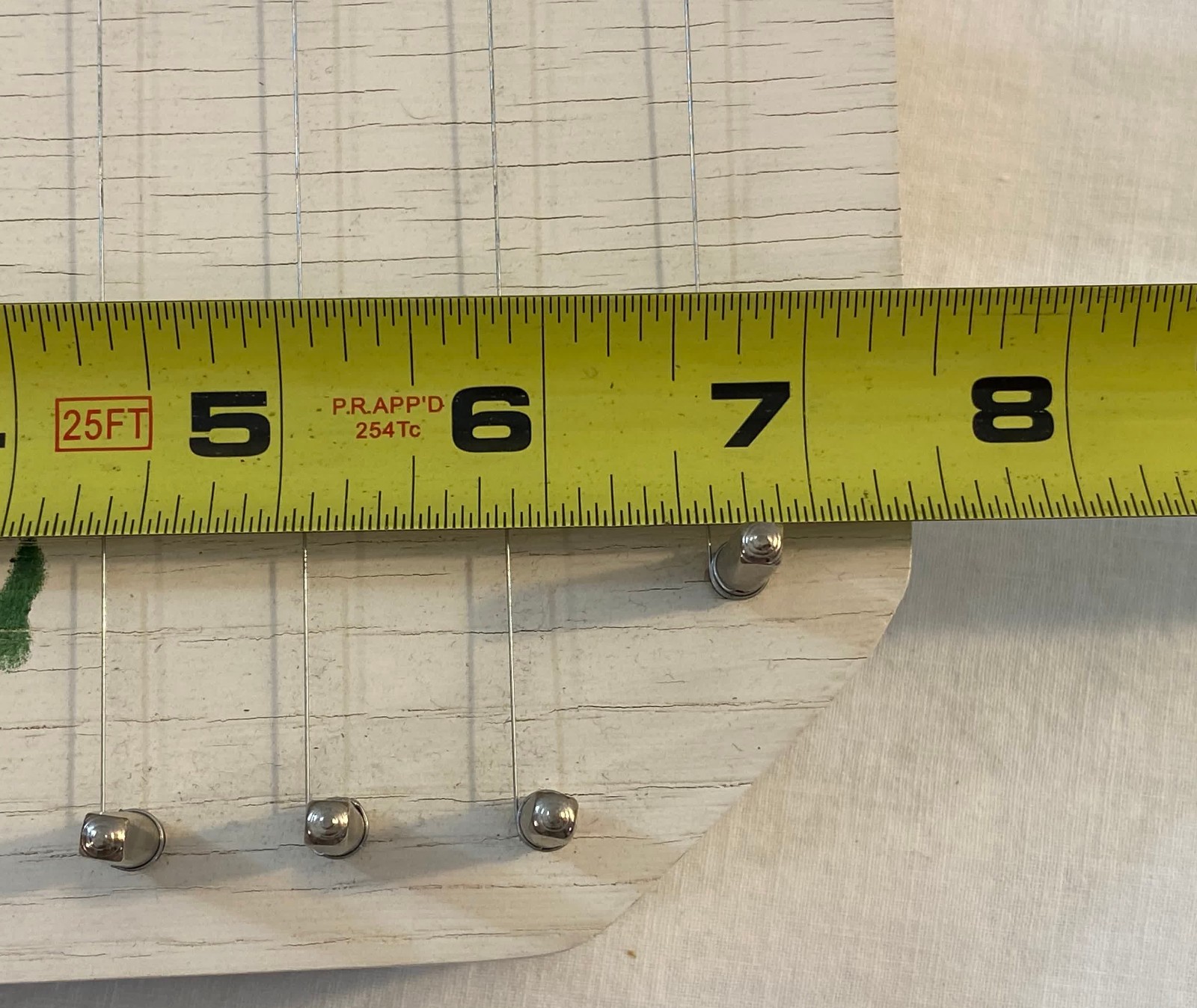 UNBRANDED DOOR HARP CHIME GREEN LEAF FOLIAGE