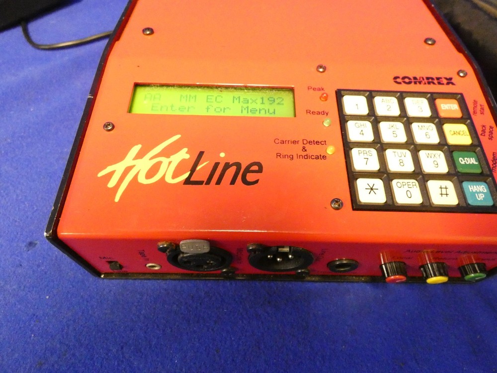 Comrex HotLine Audio Codec Digital Phone Line Broadcast Interface w/Power Supply