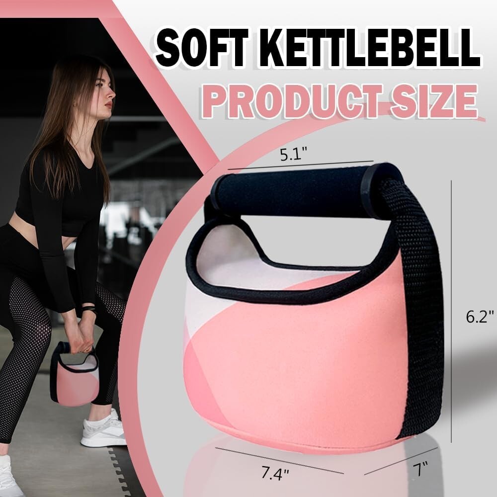 Soft Kettlebell Sand Filled Large Handle Portable Weights Strength Training