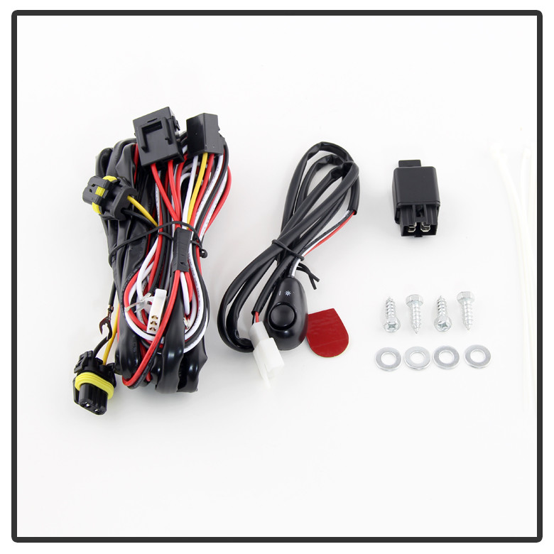 2011-2017 Dodge Grand Caravan Bumper Fog Lights Driving Lamps+Switch Left+Right