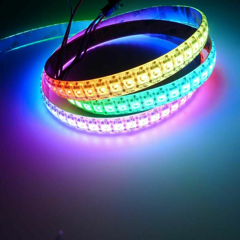 Wholesale WS2812B 5V 5050 RGB LED Strip 1-20M 60-1200 Led Individual Addressable