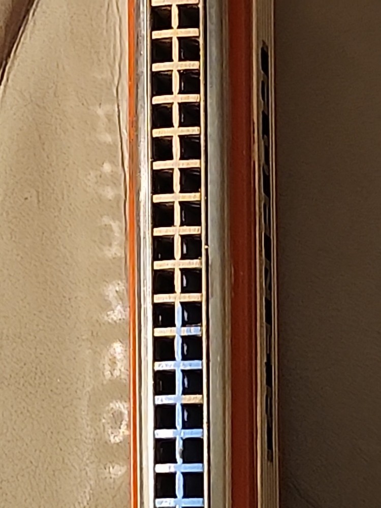 Vintage HOHNER ECHO ELITE HARMONICA GERMANY With Box C And G