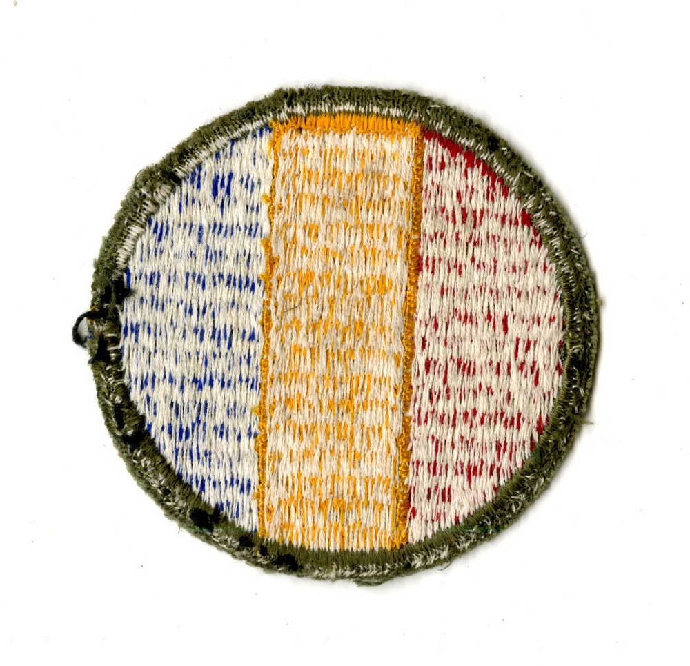 Replacement and Schools Command White Back Patch WWII Original