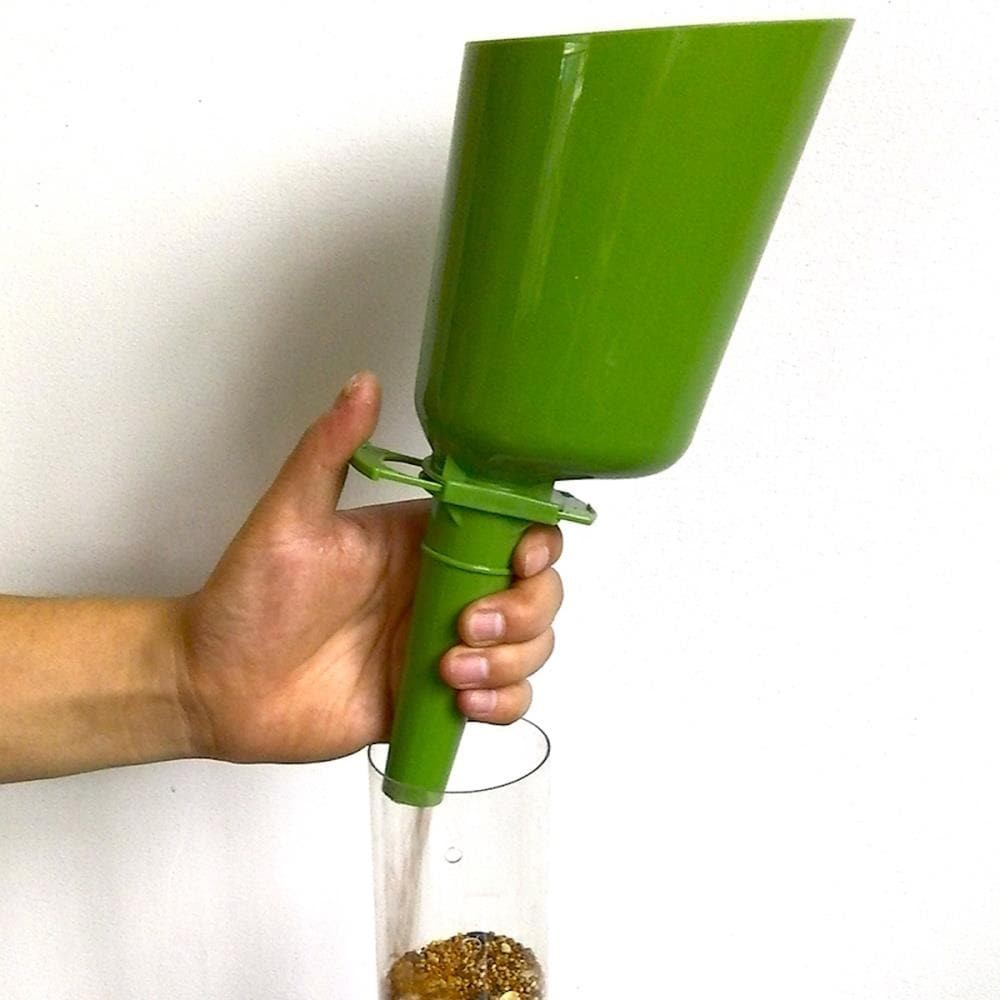 Bird Feeder Seed Scoop Green