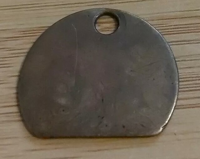 Markham 725 PIT CHECK Tally Token Brass Mining Memrobillia