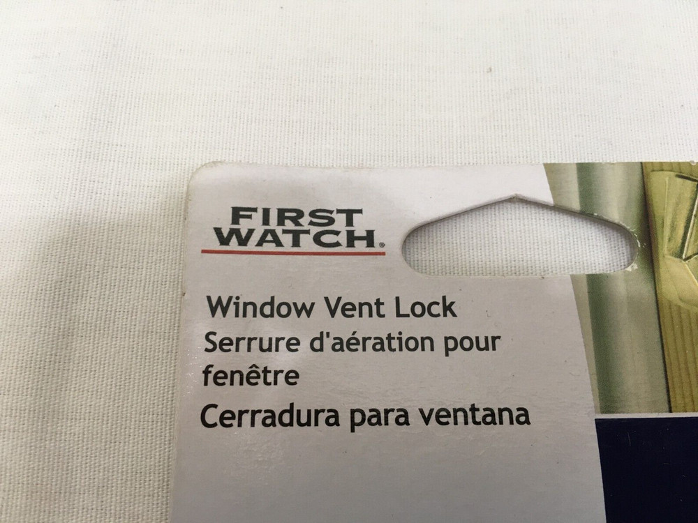 (1) NEW First Watch Window Vent Lock - CHROME - 1407