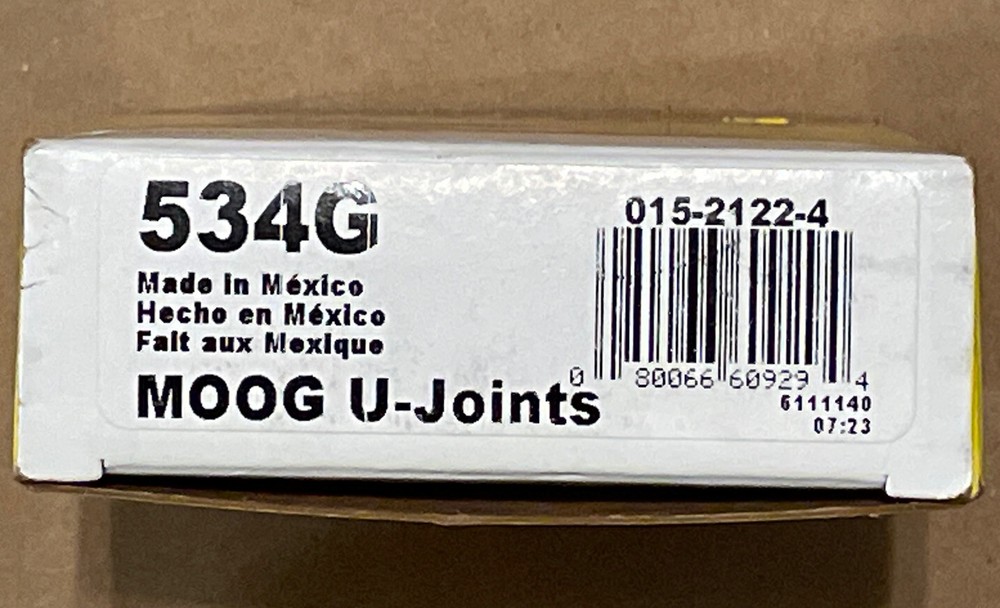 Moog 534G Precision U-Joint, New Open Box