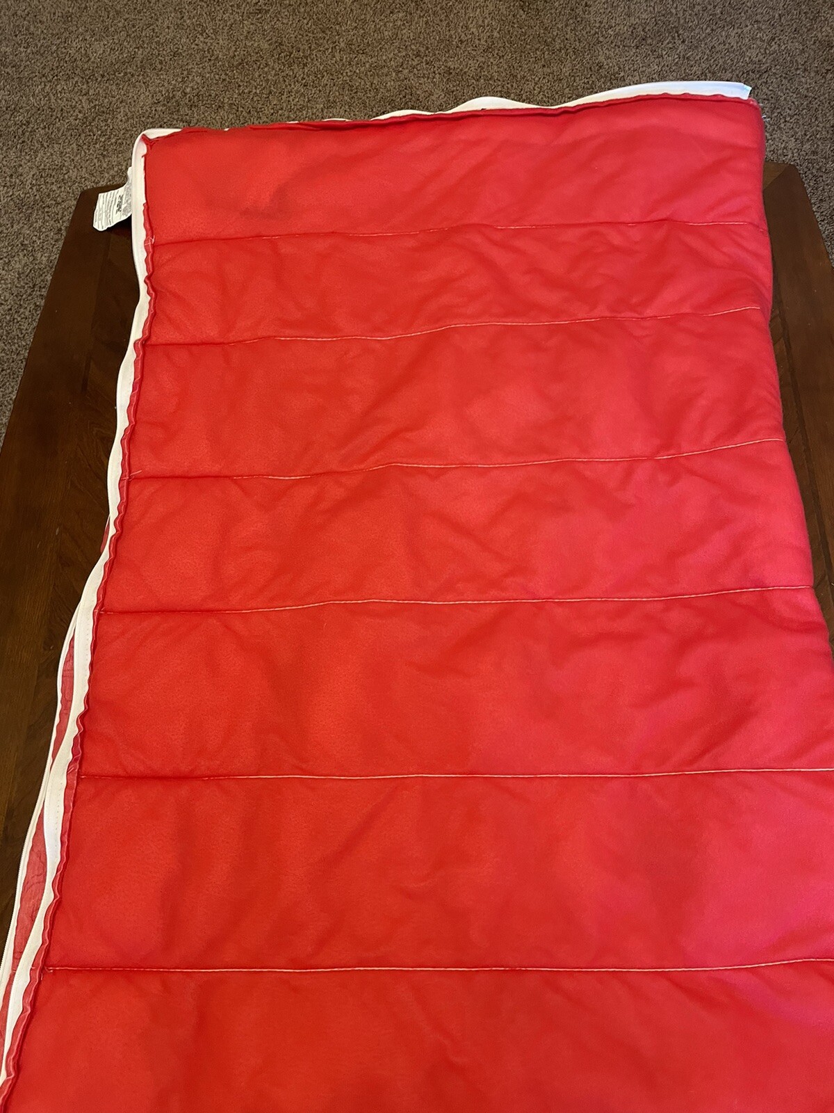 Vintage 90's Disney 101 Dalmatians Red Double Sided Youth Sleeping Bag Read