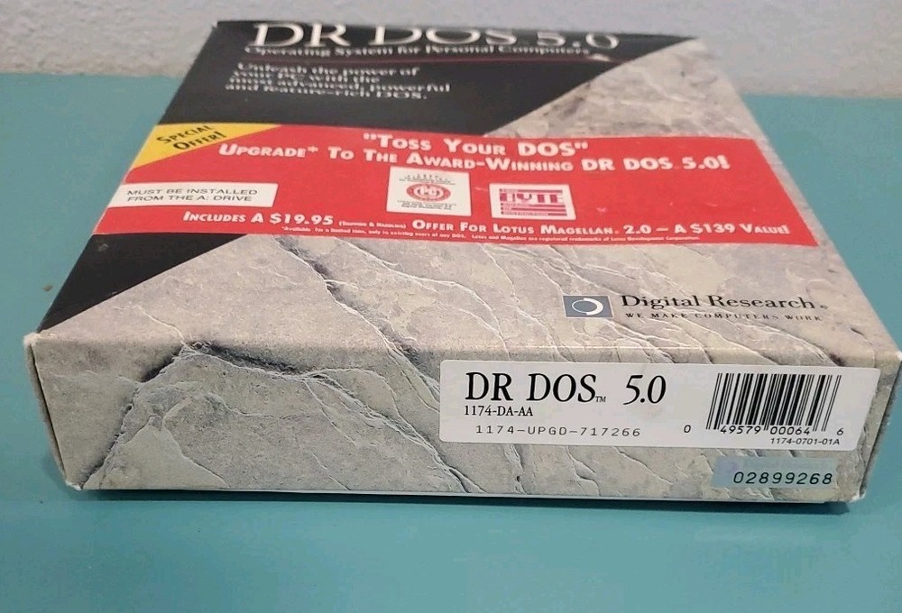 Vtg DR Dos 5.0 Operating System Personal Computers 1990 Digital Research