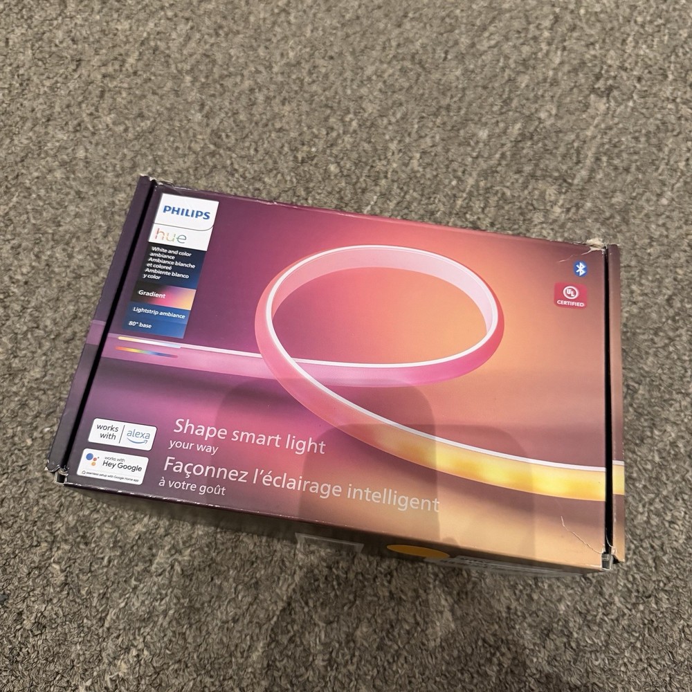 Philips Hue Bluetooth Gradient Ambiance Smart Lightstrip 2m/6ft - Tested!