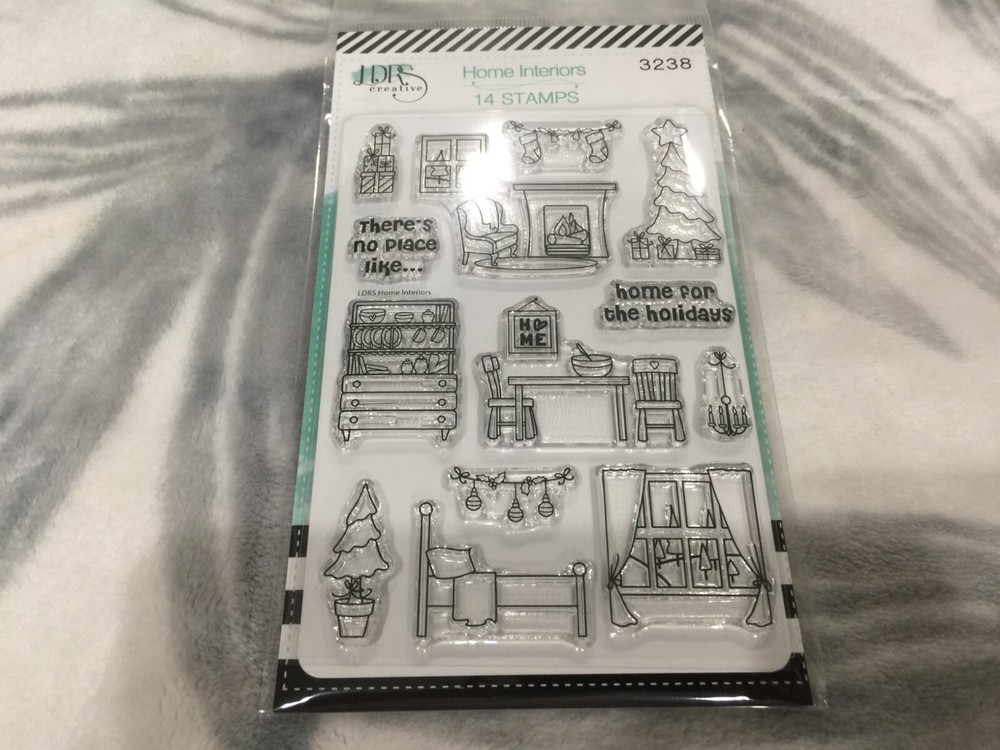 New LDRS Creative Stamp Set HOME INTERIORS 3238