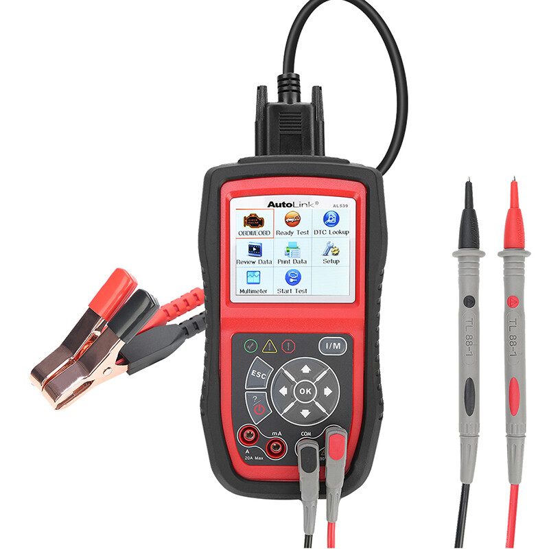Autel AutoLink AL539B Battery Electrical Circuit Tester OBD2 Code Reader Scanner