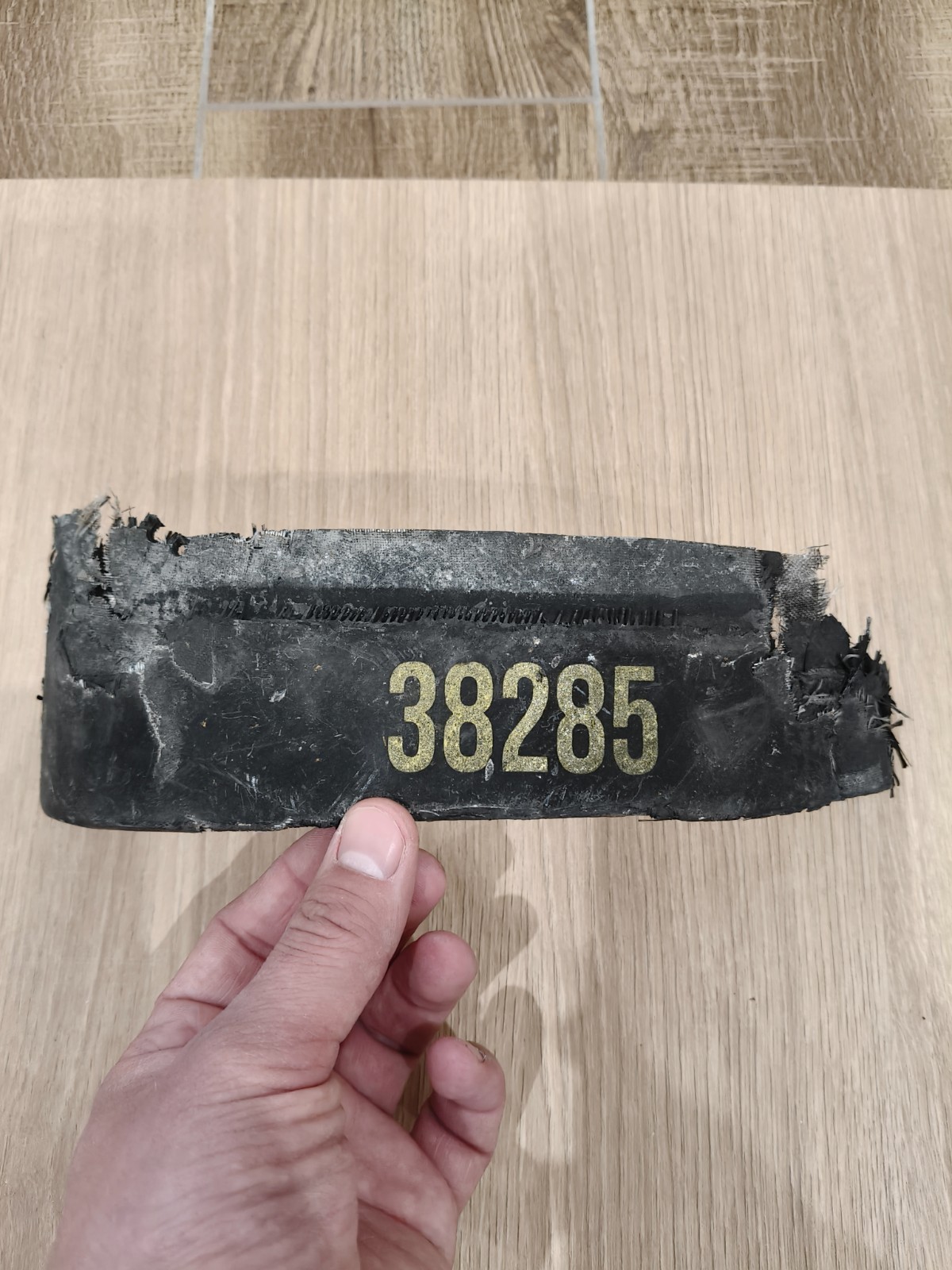 Part of the hull of the Russian Army's Geran-2 combat drone, Shahed. Ukraine