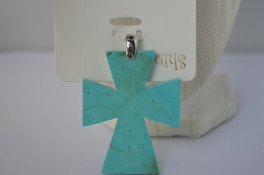 Turquoise Cross Pendants