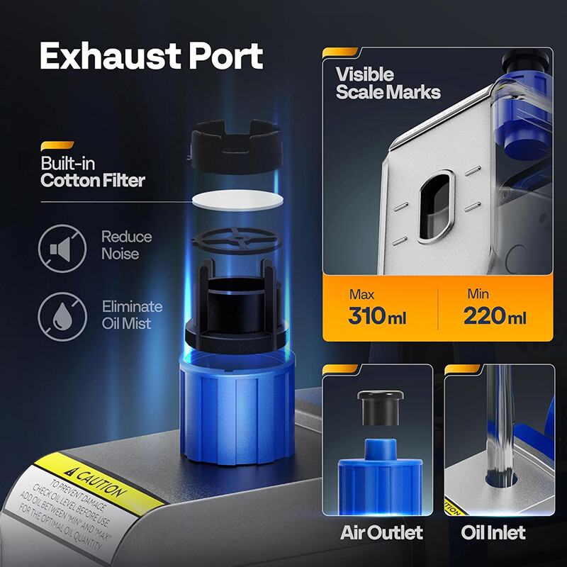 3.5CFM Air Vacuum Pump HVAC Manifold Gauge Set AC A/C Refrigeration Kit Combo